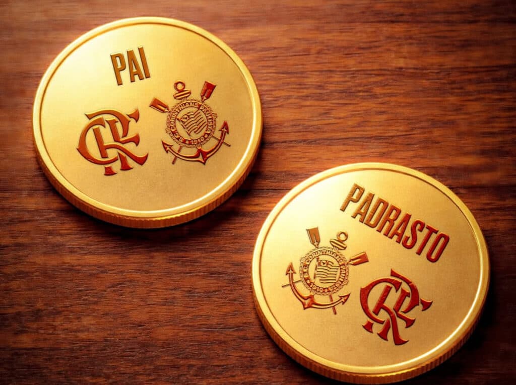 Pai e padrasto: para quem foi a piada conjunta de Flamengo e Corinthians