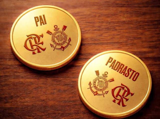 Pai e padrasto: para quem foi a piada conjunta de Flamengo e Corinthians
