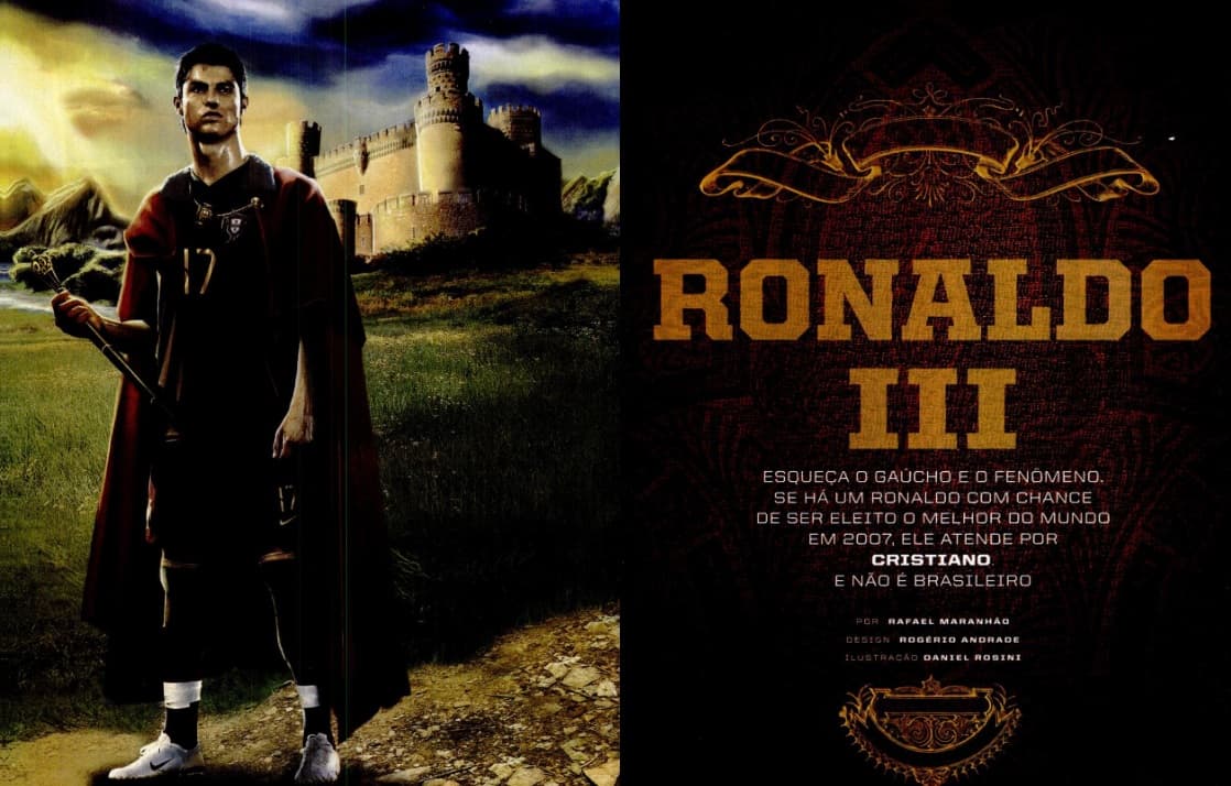 Ronaldo III: a ascensão de Cristiano nas páginas de PLACAR