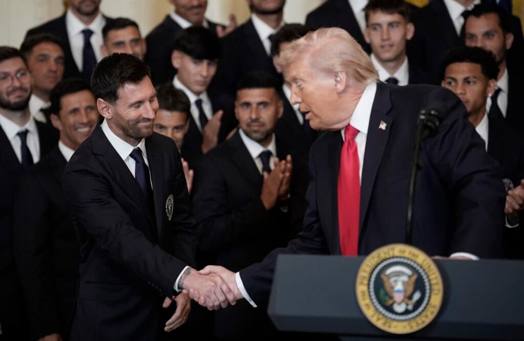 Messi visita Trump em meio a guerra EUA x Irã