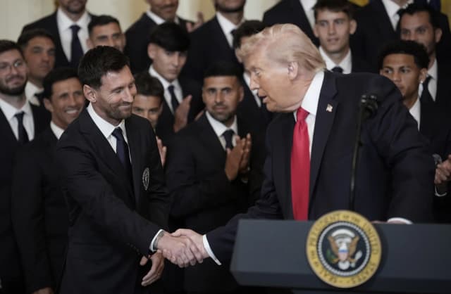 Messi visita Trump em meio a guerra EUA x Irã