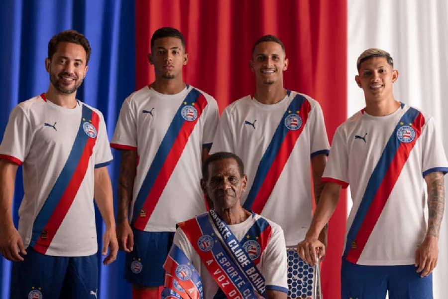 Bahia lança camisa 100% sustentável com detalhe inédito