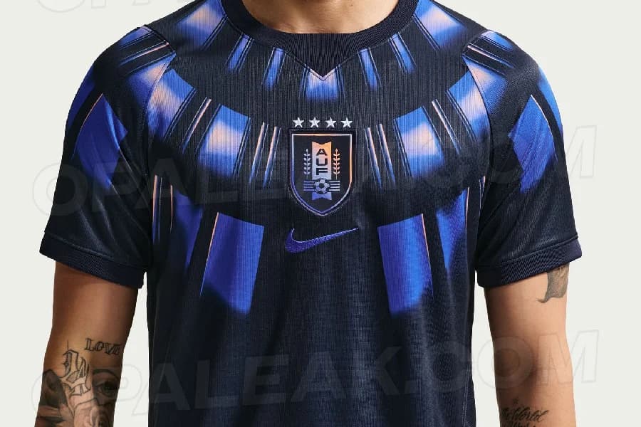 Wakanda? Vaza inovadora camisa da seleção do Uruguai