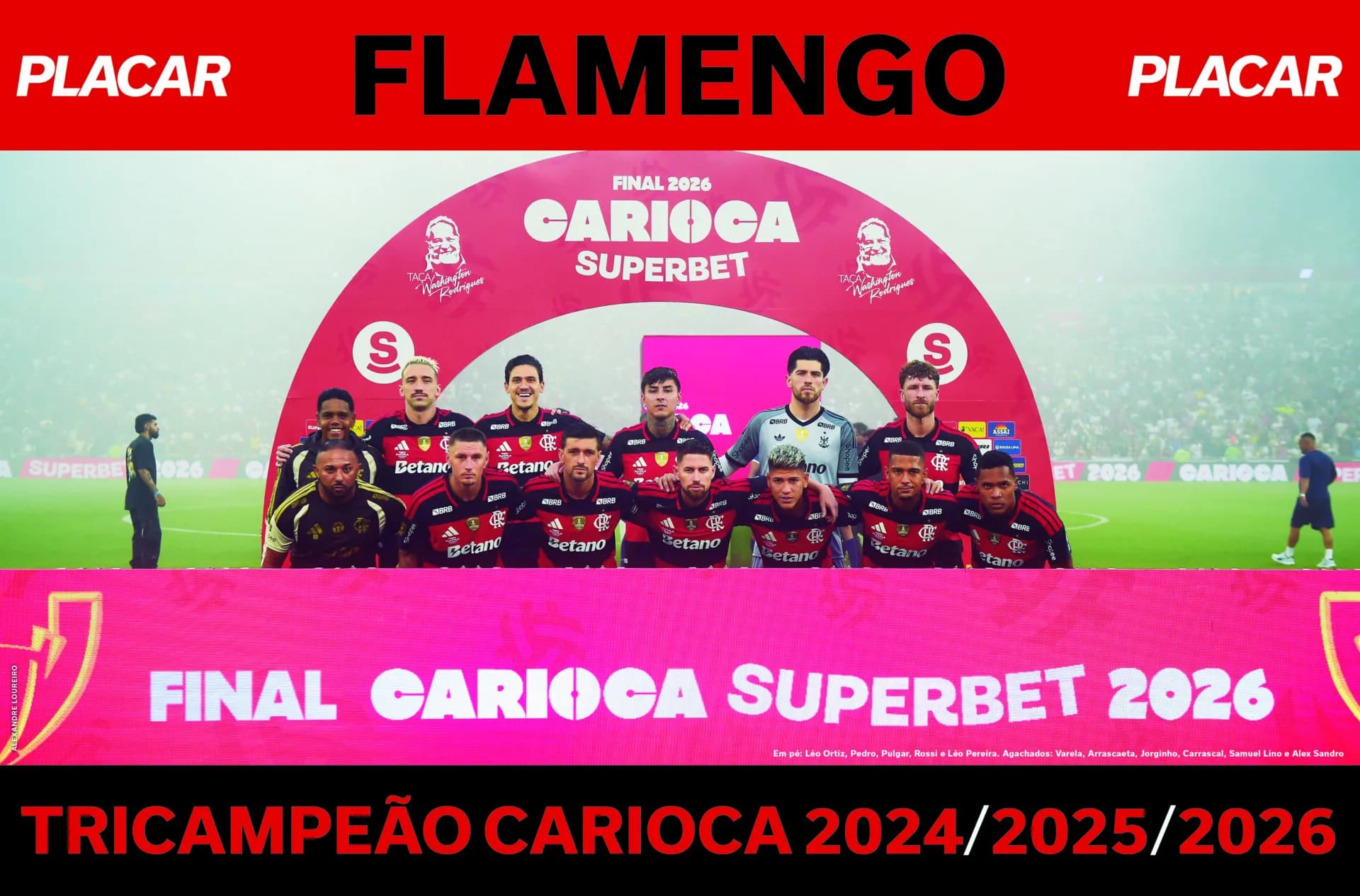 Flamengo tricampeão carioca 2026: fichas técnicas de todos os jogos