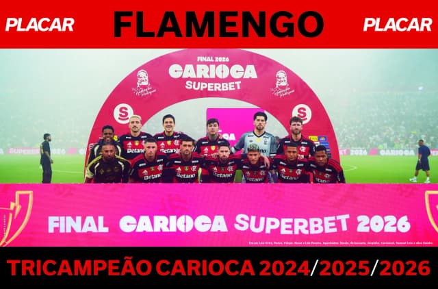 Flamengo tricampeão carioca 2026: fichas técnicas de todos os jogos