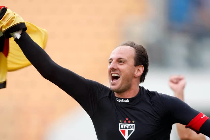 Rogério Ceni comemora centésimo gol da carreira - Rubens Chiri / Divulgação / São Paulo FC