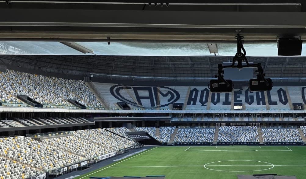 Arena MRV recebe equipamentos para sistema de impedimento semiautomático