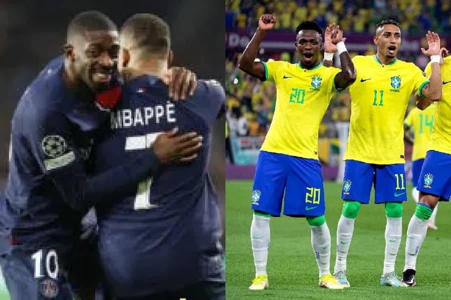 Vini Jr. e Raphinha superam Mbappé e Dembélé em números