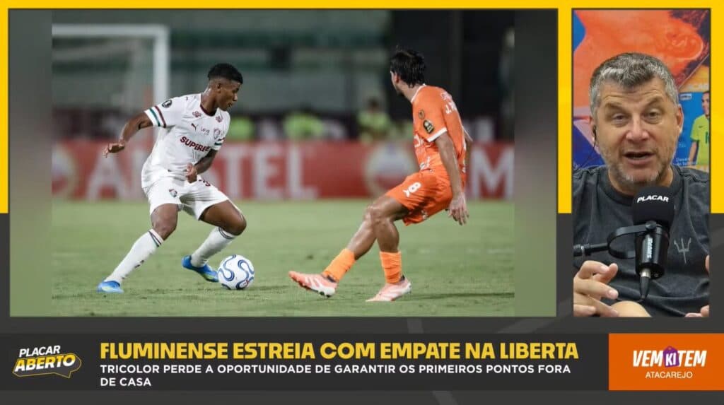 PLACAR Aberto: ‘Fluminense mais uma vez pipocou’, diz José Ilan