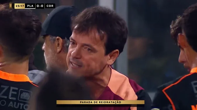 O que Diniz disse para jogadores do Corinthians em sua estreia