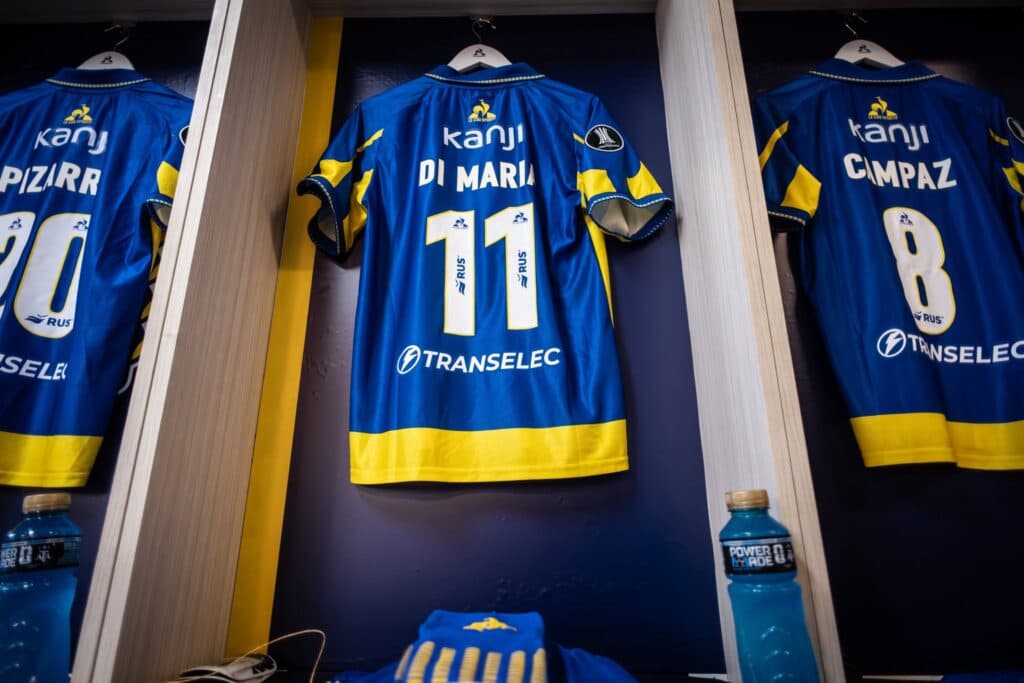 Camisa de Di María no vestiário do Rosario - Divulgação / Rosario Central
