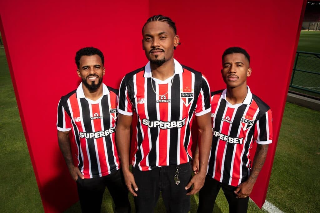 São Paulo lança uniforme 2 para a temporada de 2026