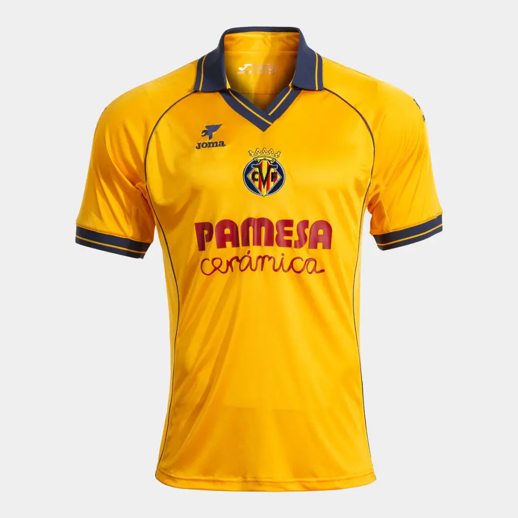 Camisa do Villarreal para o Retro Day de LaLiga - Divulgação