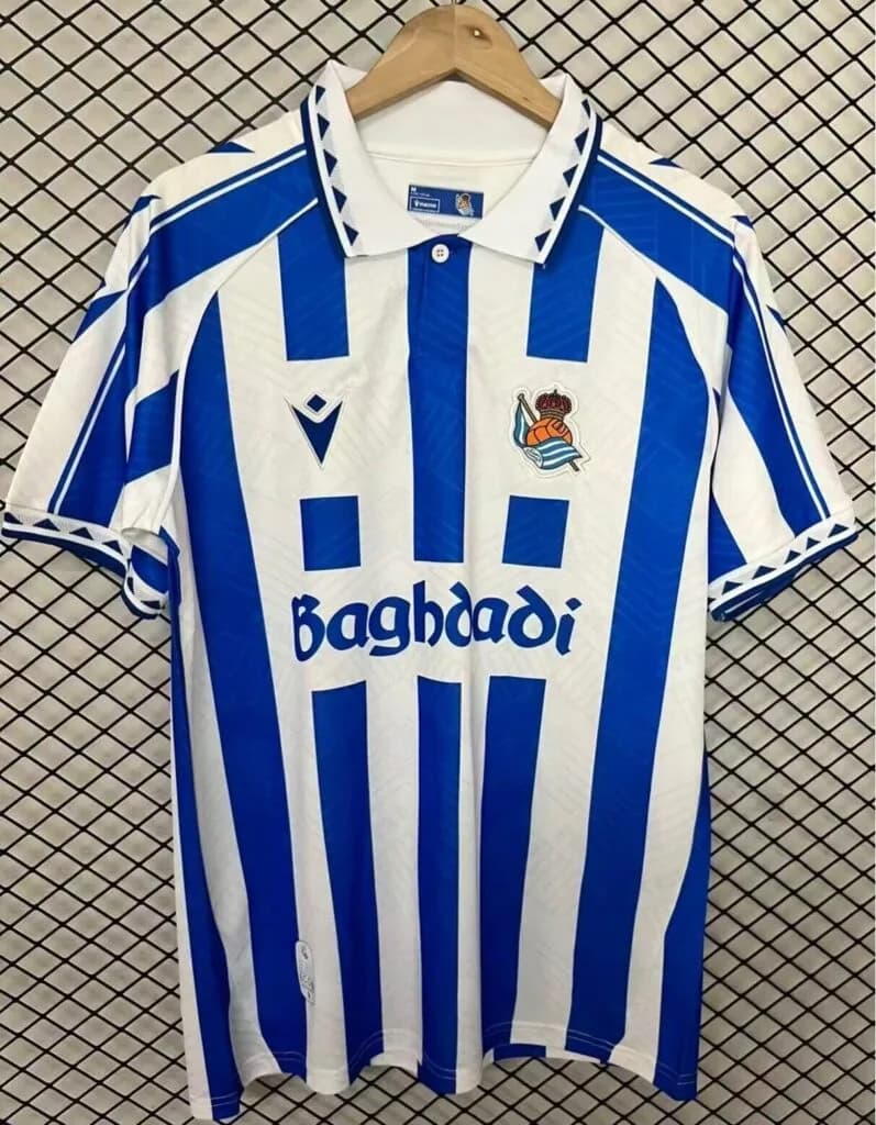 Camisa da Real Sociedad para o Retro Day de LaLiga - Divulgação