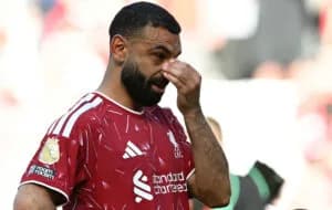 Mohamed Salah se despediu do Liverpool após nove anos - PAUL ELLIS/AFP