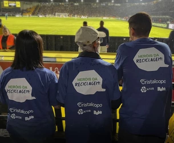 Criciúma e Recicla Junto recolhem 6 mil quilos de resíduos nos jogos em 2026