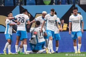 Com gol de Davidson, Qingdao West Coast volta a vencer após oito partidas