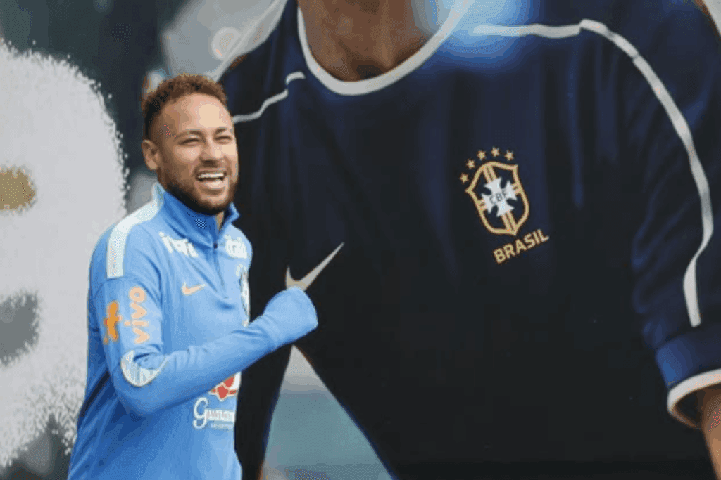 Neymar se emociona na Granja Comary e dá dicas a Vini Jr. e Paquetá