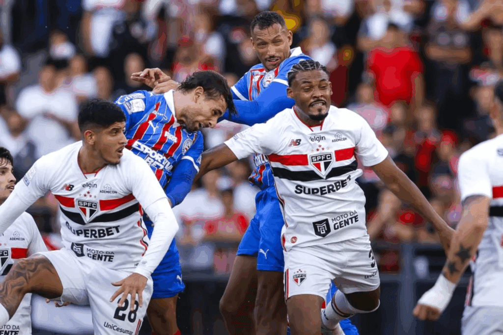 Bahia marca no fim e arranca empate do São Paulo em Bragança Paulista