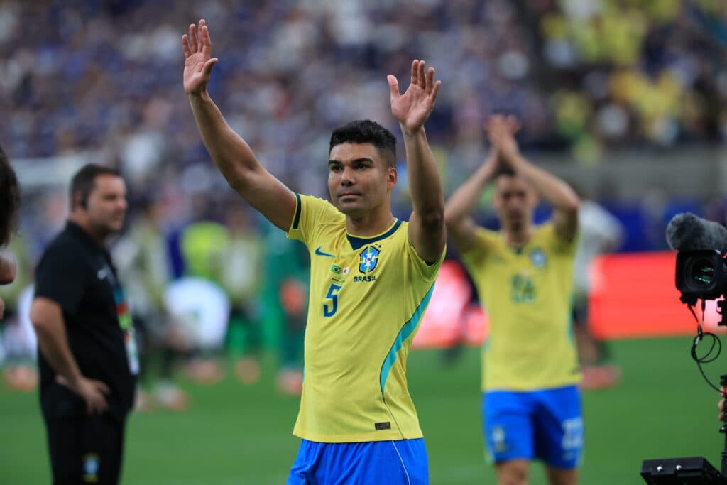 Casemiro marcou o gol do empate do Brasil diante do Japão em Houston - Pier Giavelli / BPA