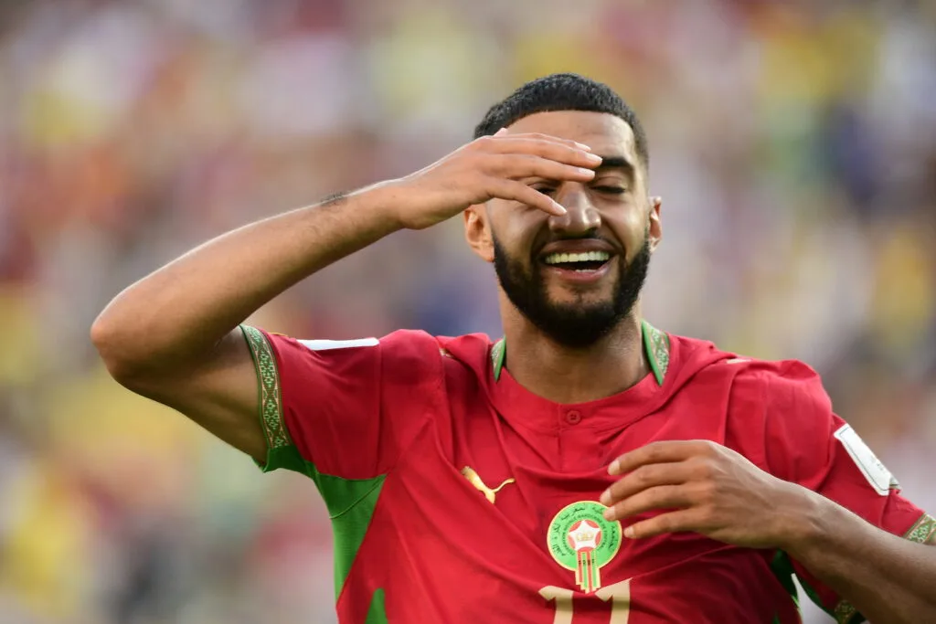 Ismael Saibari fez o gol africano: Brasil e Marrocos se enfrentaram no Metlife Stadium, em Nova Jersey, na abertura do grupo C da Copa do Mundo 2026 - Alexandre Battibugli/PLACAR
