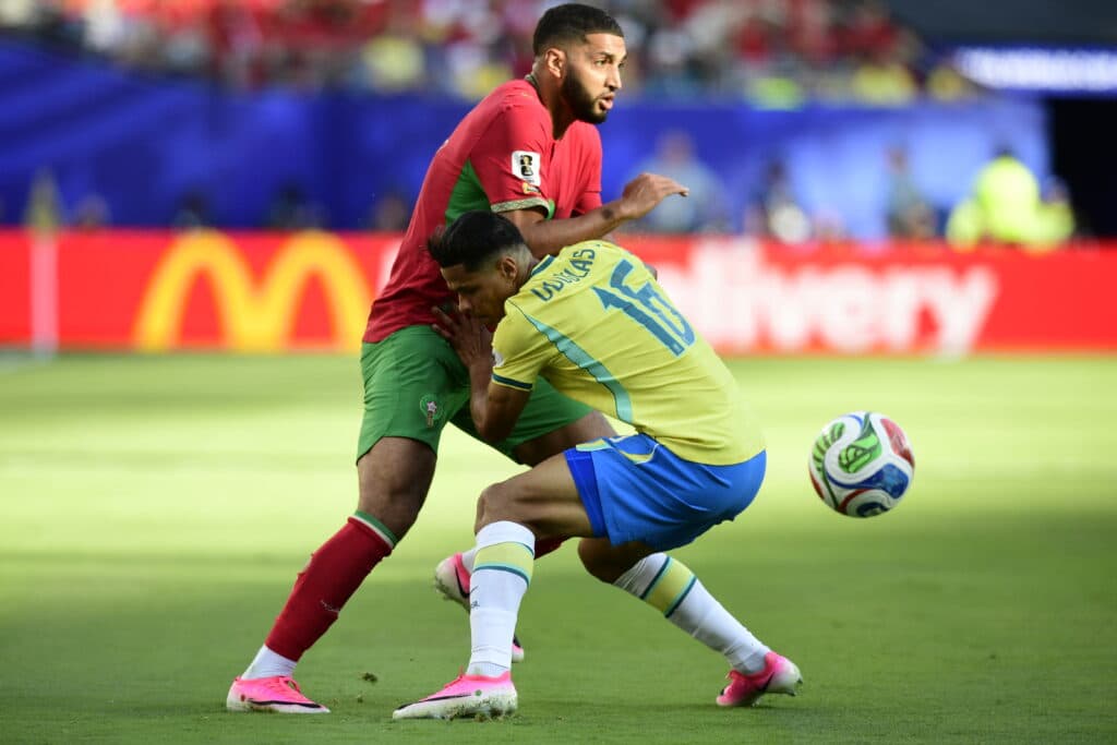Brasil e Marrocos se enfrentaram no Metlife Stadium, em Nova Jersey, na abertura do grupo C da Copa do Mundo 2026 - Alexandre Battibugli/PLACAR