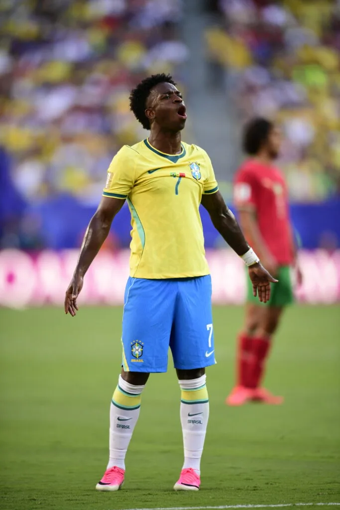 Brasil e Marrocos se enfrentaram no Metlife Stadium, em Nova Jersey, na abertura do grupo C da Copa do Mundo 2026 - Alexandre Battibugli/PLACAR
