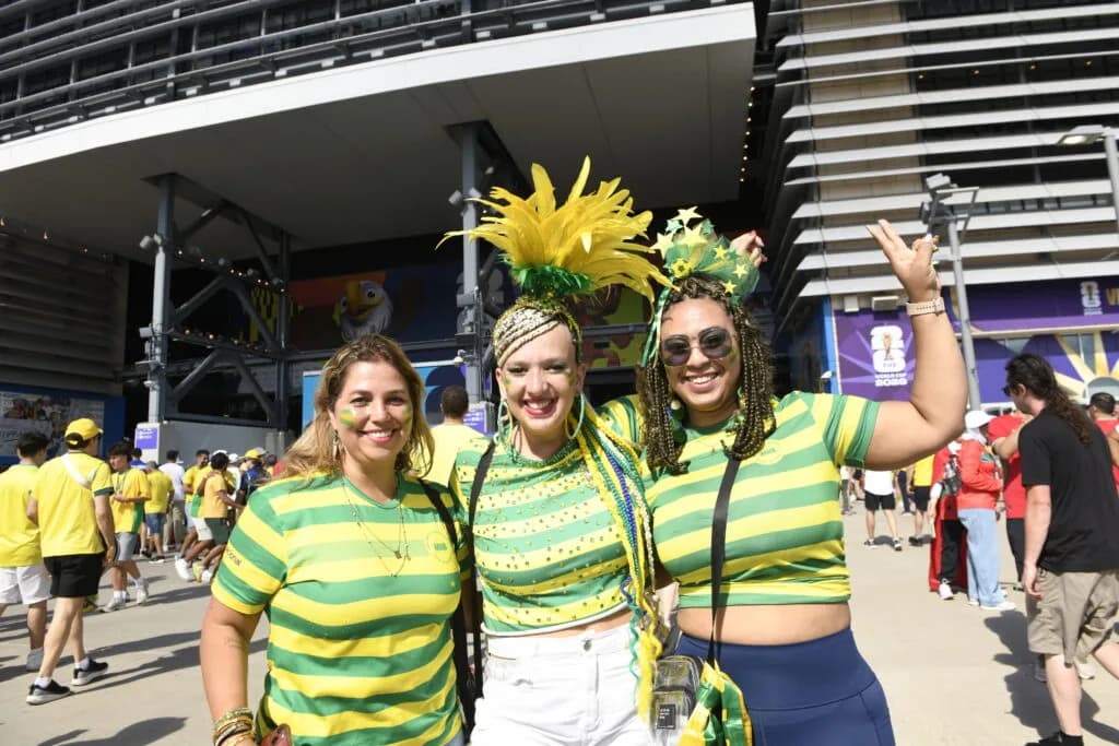 Torcedores no Metlife Stadium para Brasil e Marrocos na abertura do grupo C da Copa do Mundo 2026 - Alexandre Battibugli/PLACAR