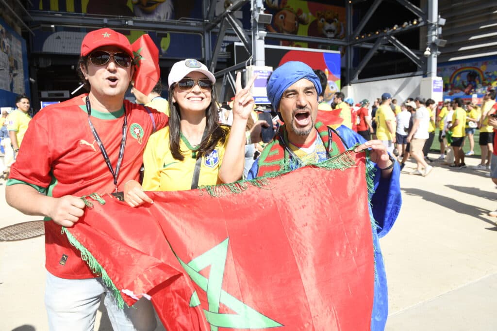 Torcedores no Metlife Stadium para Brasil e Marrocos na abertura do grupo C da Copa do Mundo 2026 - Alexandre Battibugli/PLACAR