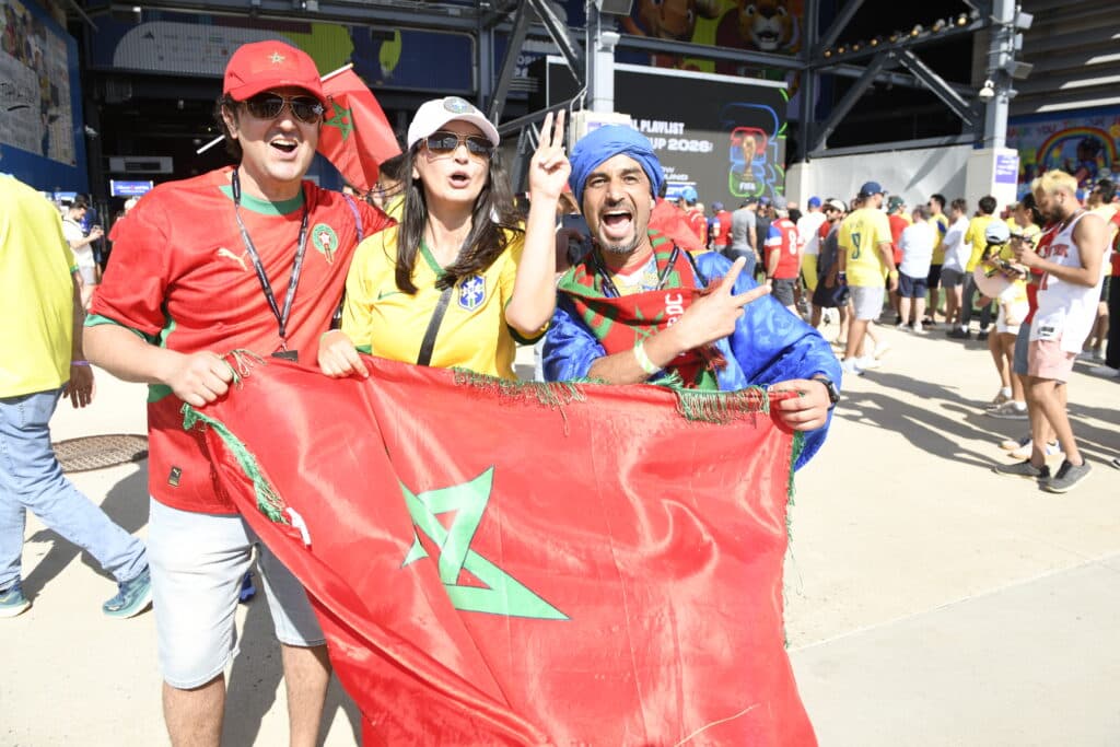 Torcedores no Metlife Stadium para Brasil e Marrocos na abertura do grupo C da Copa do Mundo 2026 - Alexandre Battibugli/PLACAR