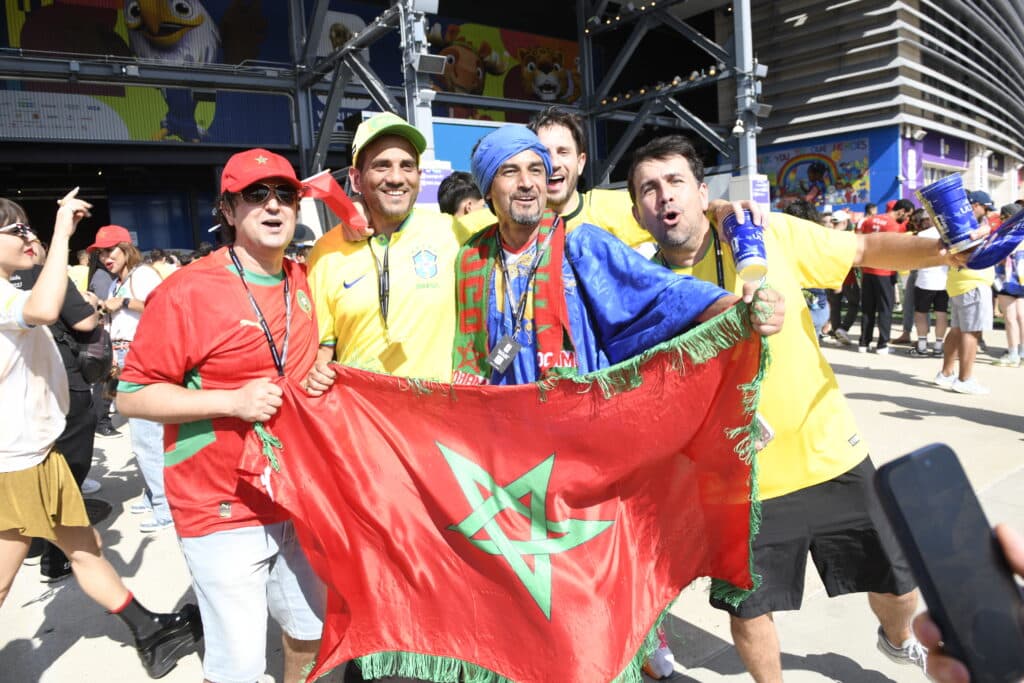 Torcedores no Metlife Stadium para Brasil e Marrocos na abertura do grupo C da Copa do Mundo 2026 - Alexandre Battibugli/PLACAR