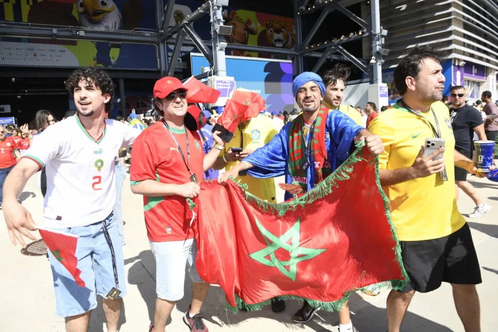 Torcedores no Metlife Stadium para Brasil e Marrocos na abertura do grupo C da Copa do Mundo 2026 - Alexandre Battibugli/PLACAR