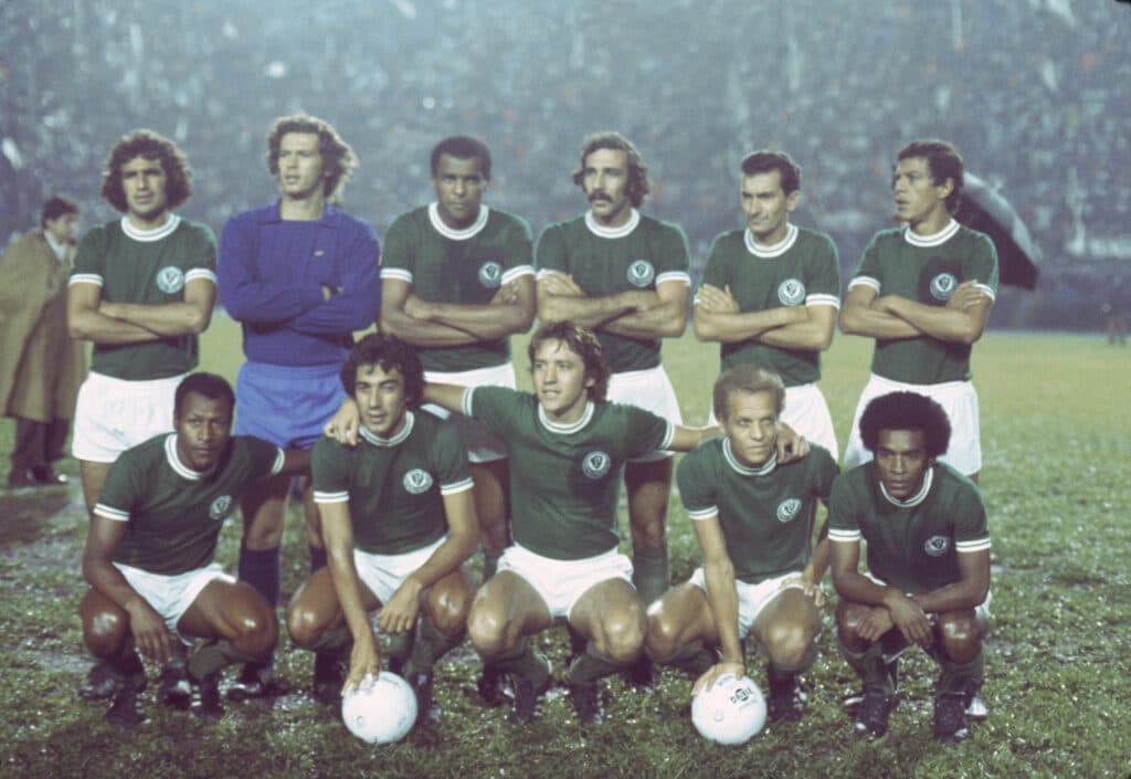 Time posado do Palmeiras (Amilton Vieira/Placar)