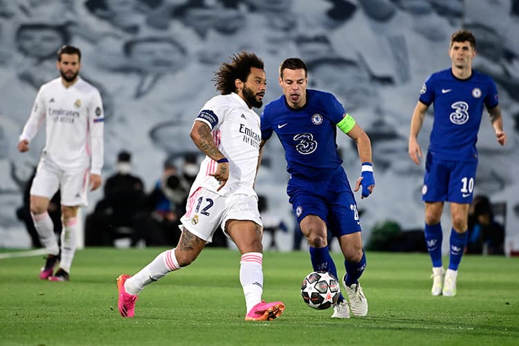 Marcelo participou diretamente do gol marcado pelo Real Madrid -