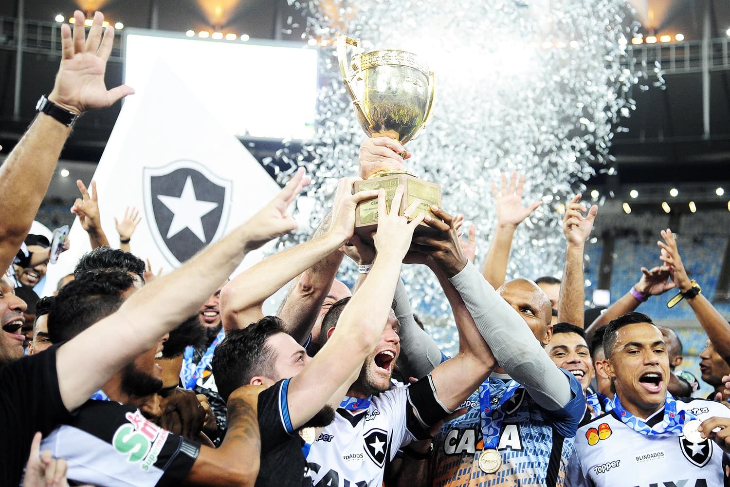 O Botafogo conquista o título do Campeonato Carioca de 2018