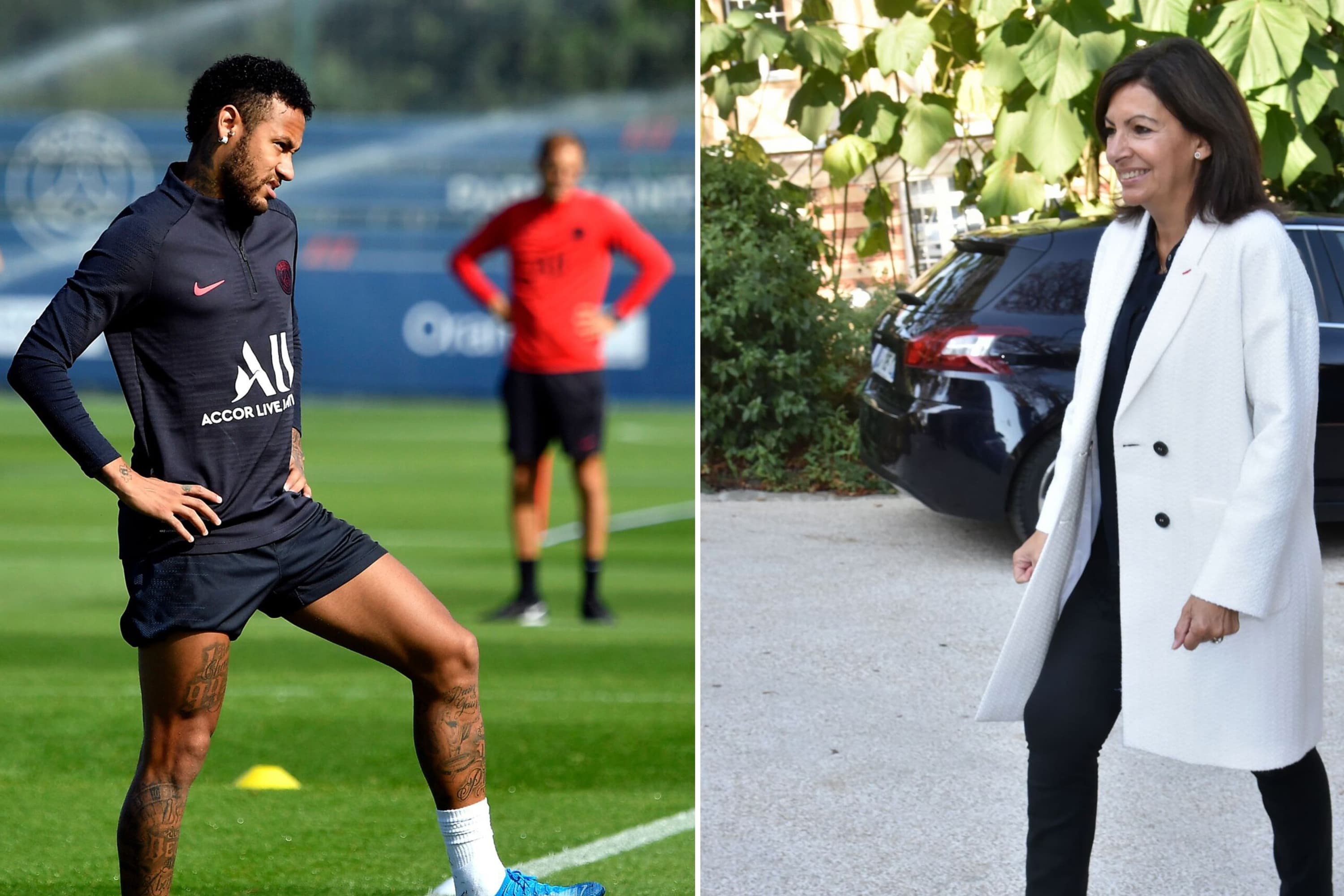 Atacante do PSG foi alvo de “cobrança” da prefeita da cidade, Anne Hidalgo