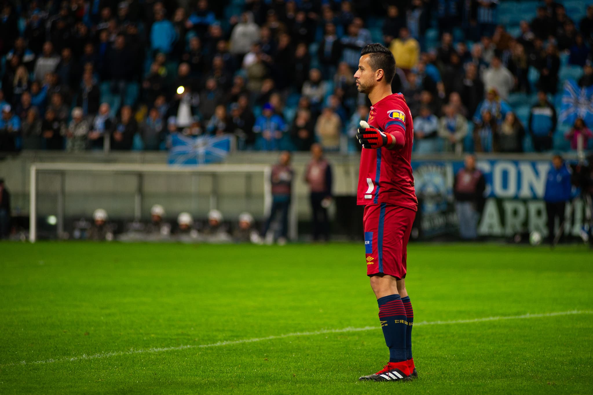 Goleiro Fábio no empate em 1 a 1  de Grêmio e Cruzeiro, na Arena do Grêmio, pelo Campeonato Brasileiro de 2018