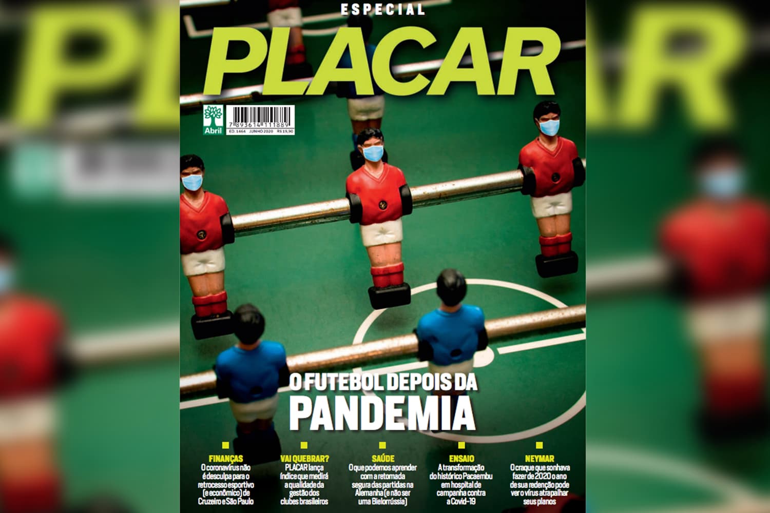 A edição do mês de junho da Revista Placar