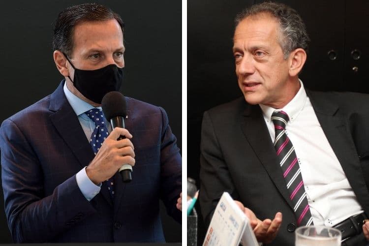 João Doria e Walter Feldman -