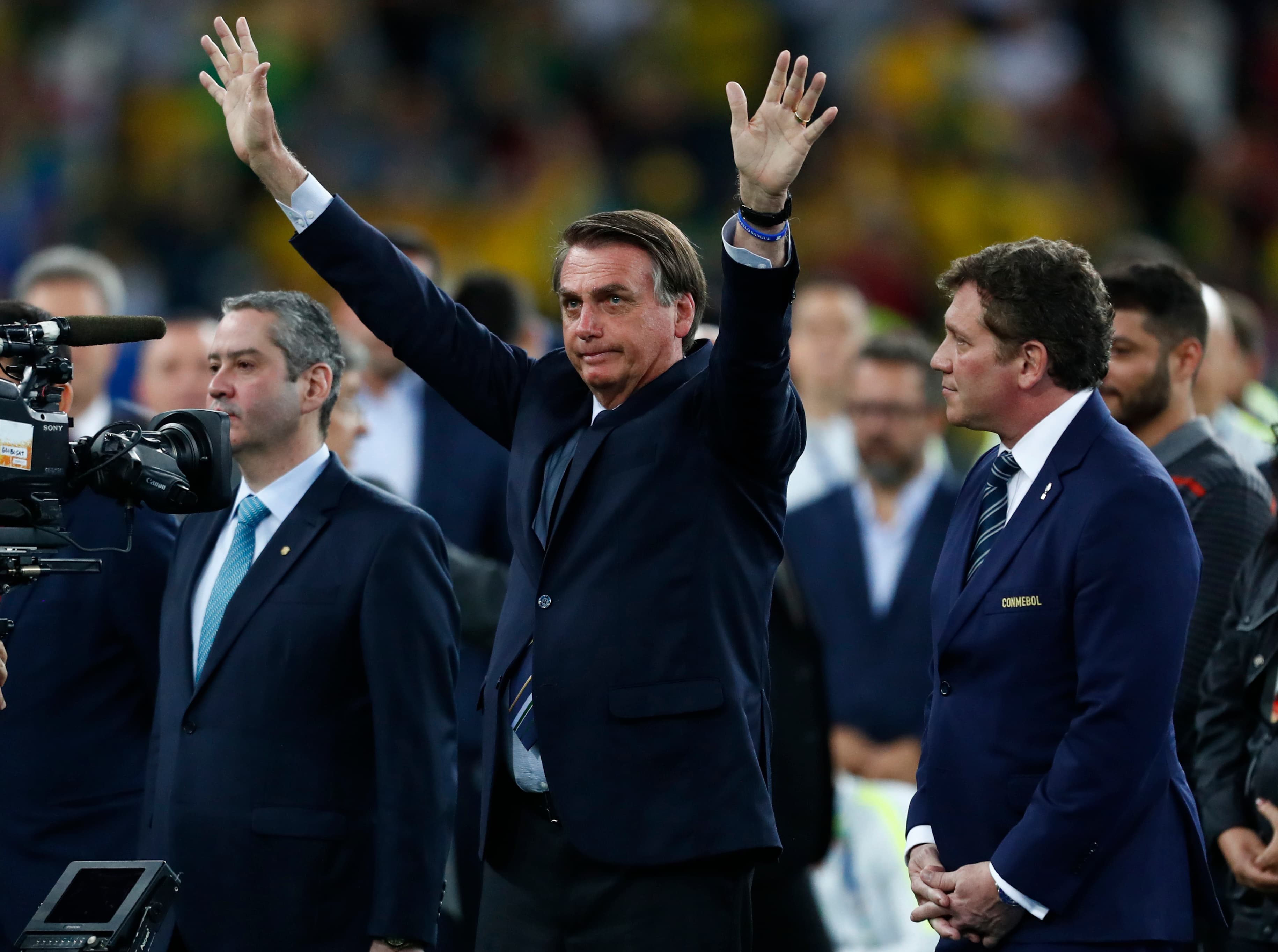 Rogério Caboclo, Jair Bolsonaro e Alejandro Domínguez, os protagonistas do absurdo