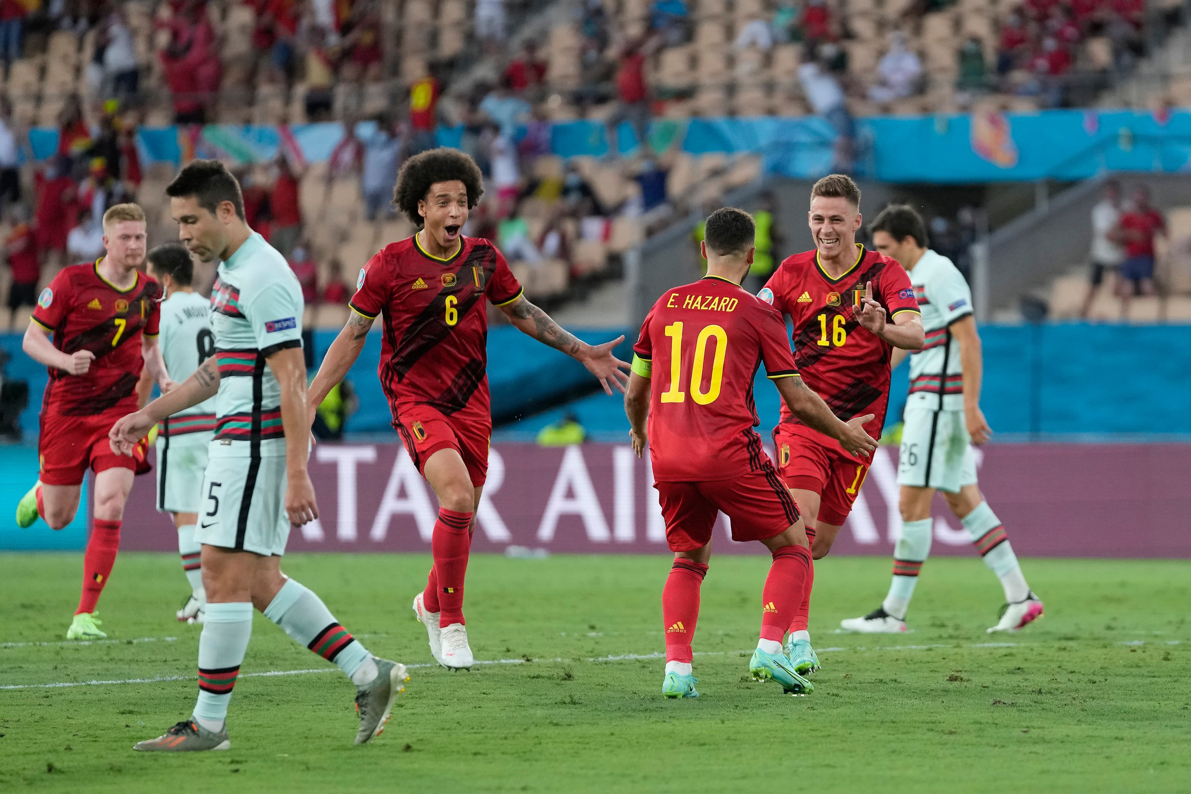 Thorgan Hazard marcou o gol da Bélgica na Eurocopa