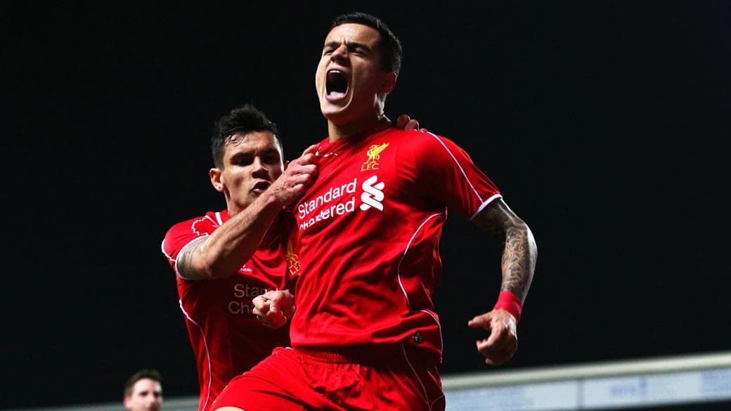 Philippe Coutinho vem sendo um dos destaques do Liverpool na temporada 2014/2015