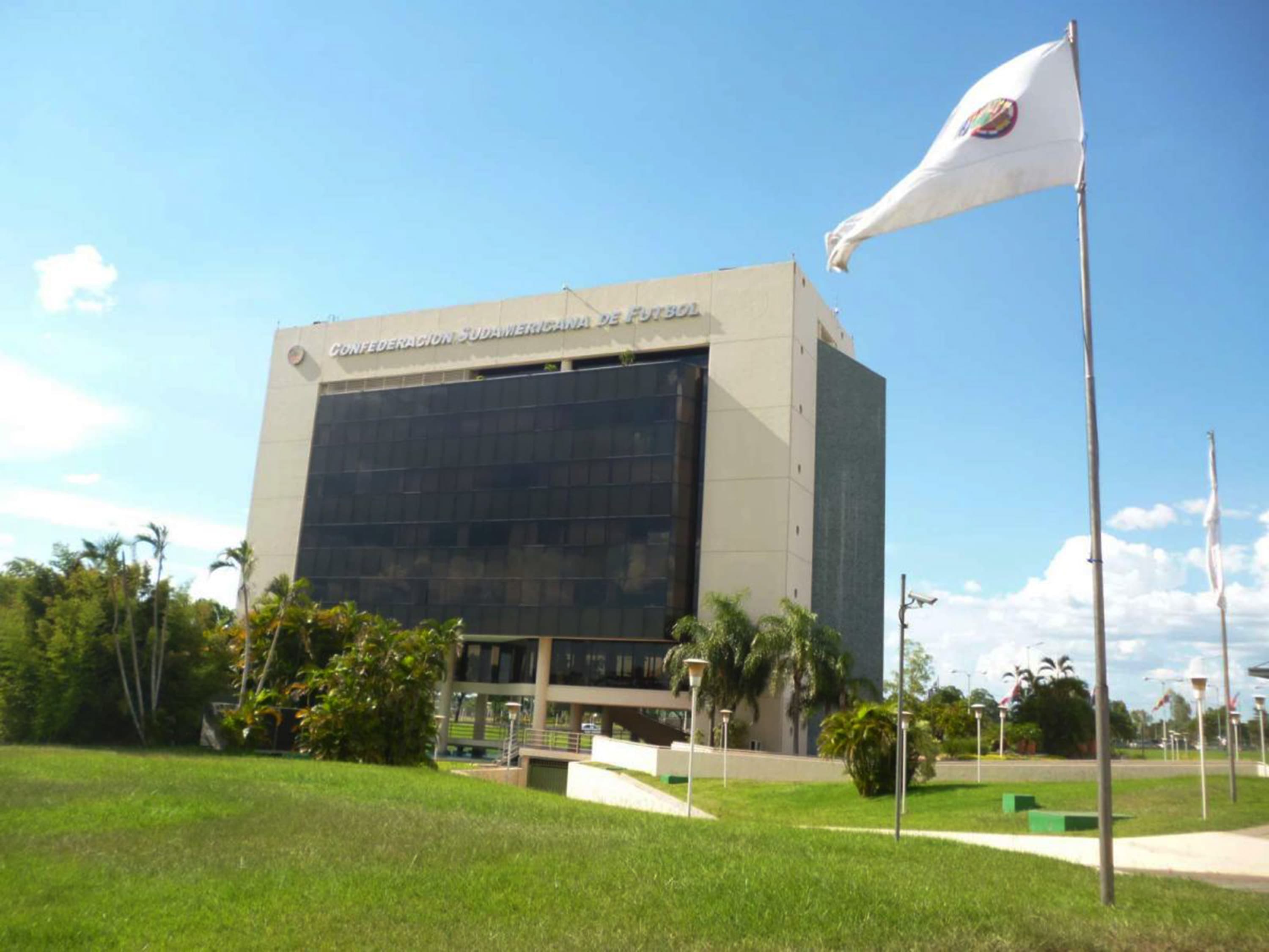 Sede da Conmebol em Assunção, no Paraguai