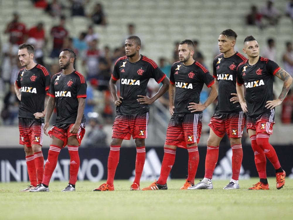 Foi o terceiro gol marcado pelo atacante peruano em três partidas com a camisa rubro-negra