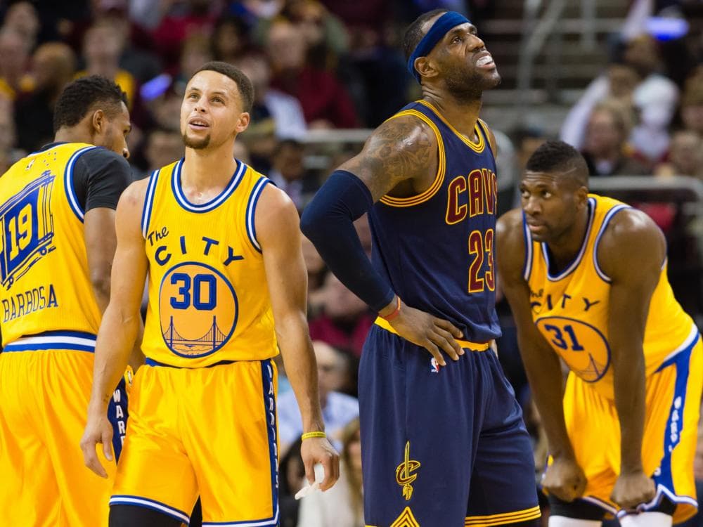 Stephen Curry e LeBron James, as duas maiores estrelas da NBA na atualidade