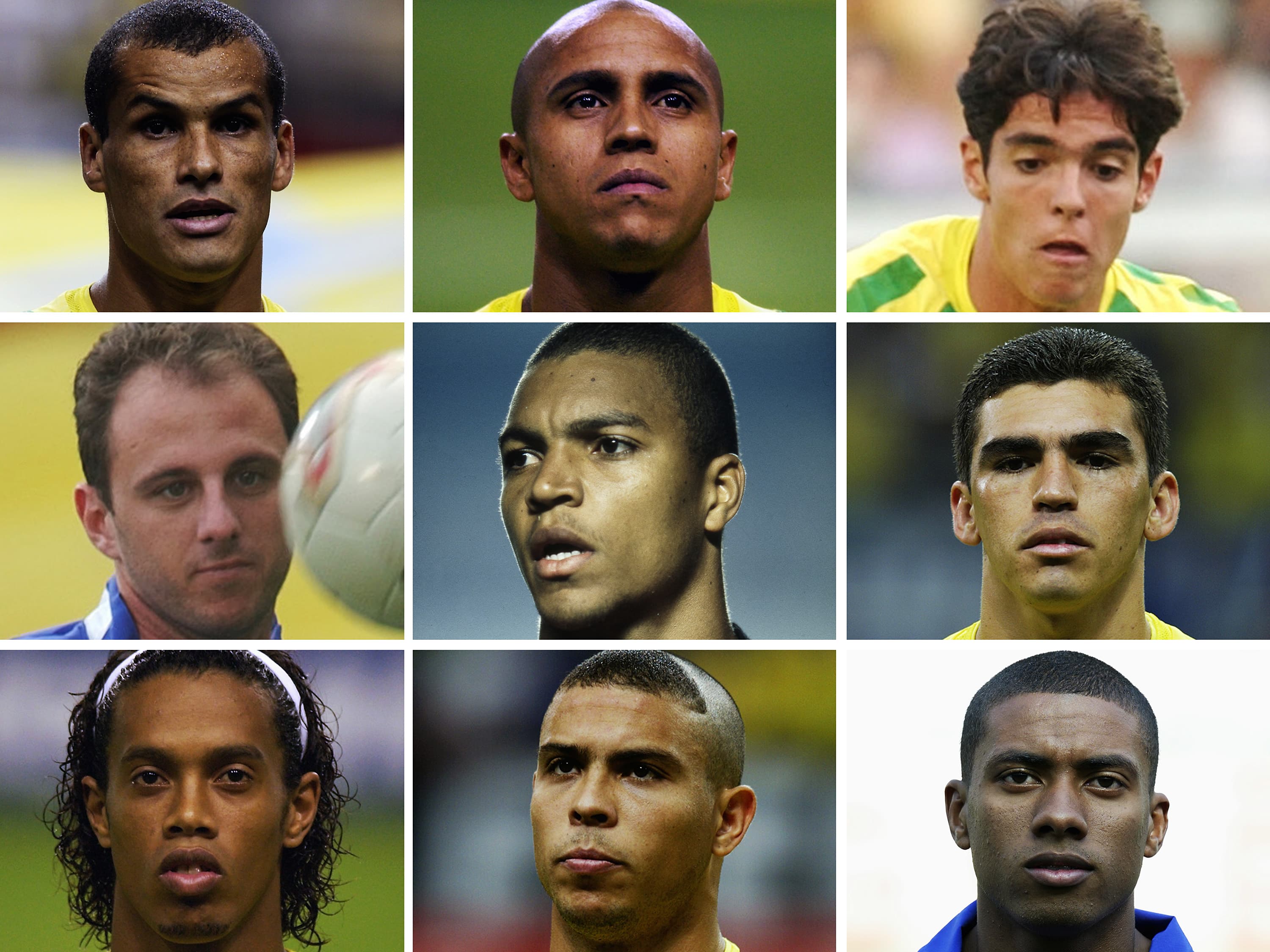 Jogadores pentacampeões em 2002 ainda em atividade