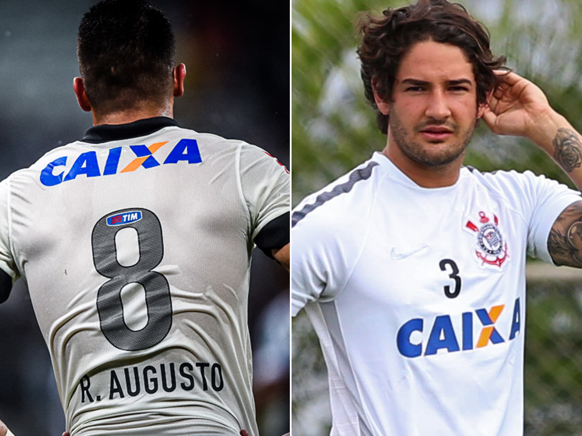 Renato Augusto e Alexandre Pato
