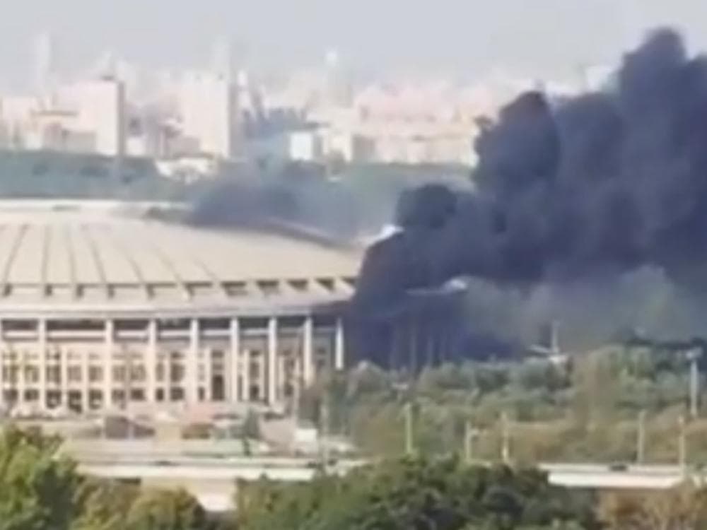 Estádio Luzhniki de Moscou sofre incêndio