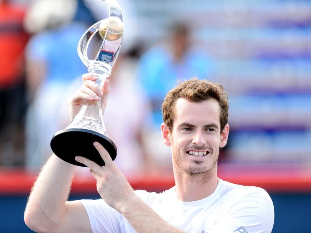 Andy Murray celebra vitória sobre Tomas Berdych no Masters 1000 de Miami