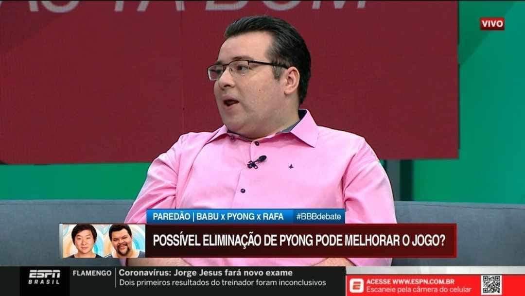 Programa BB Debate, da ESPN Brasil, debateu paredão do BBB20